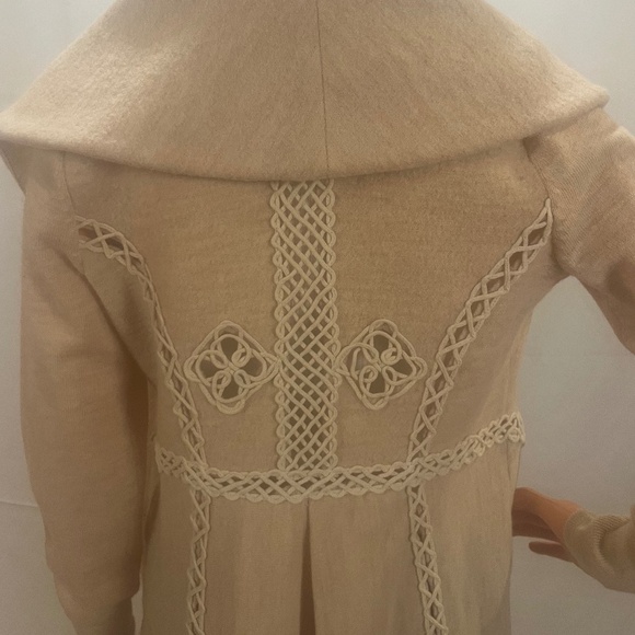 Anthropologie Angel of the North wool jacket with beautiful embroidery - Picture 3 of 13